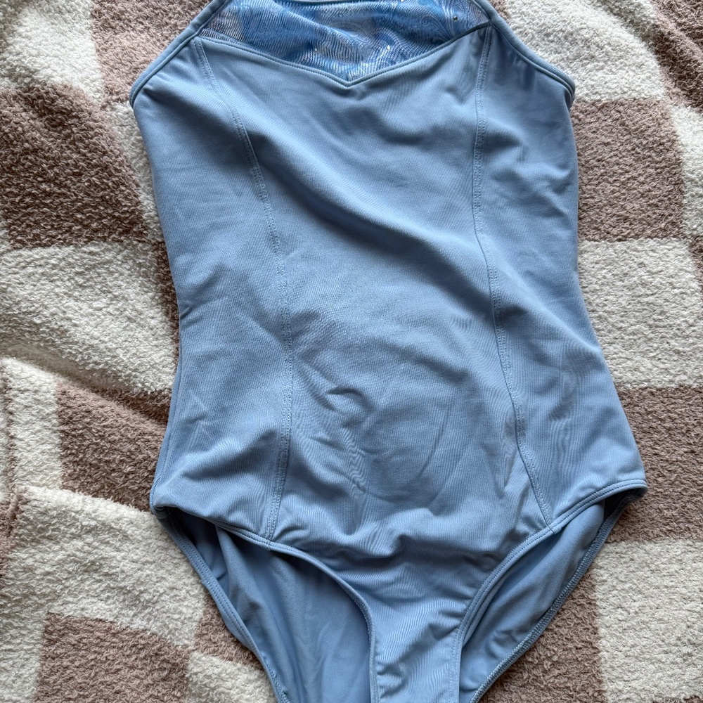 Mirella Blue Bodysuit Size 14